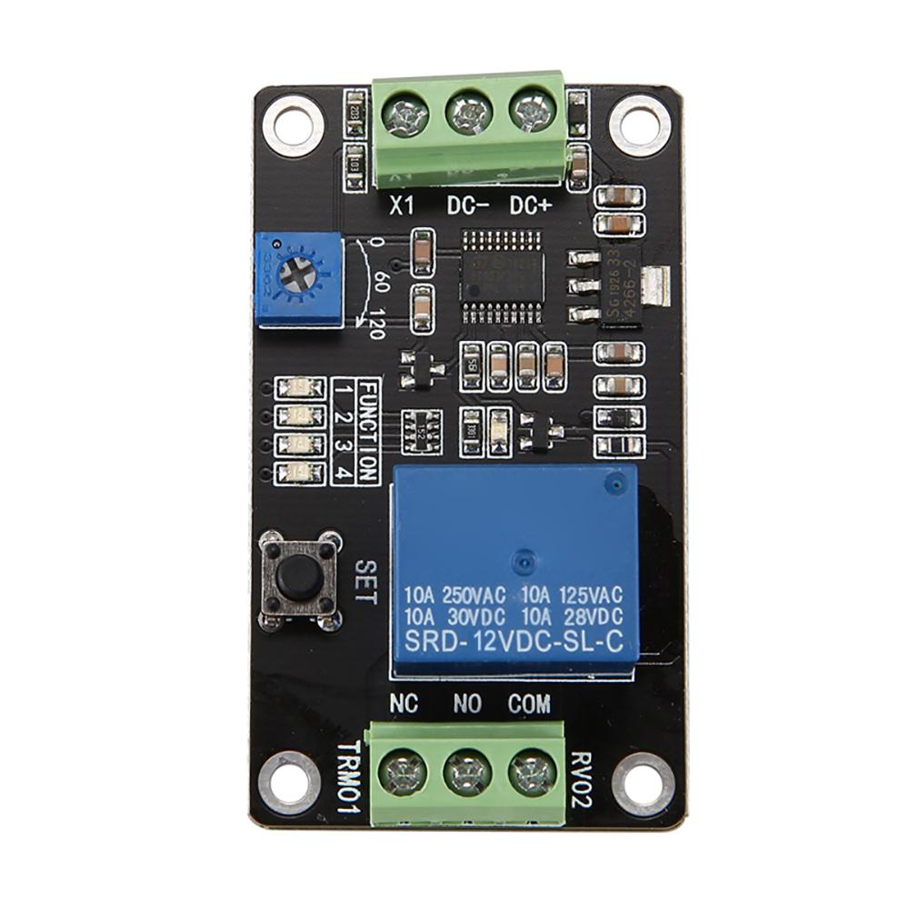 Реле-таймер задержки DC5V 12V 24V TRM01 Реле времени задержки Самоблокирующееся реле Триггер задержки Источник питания