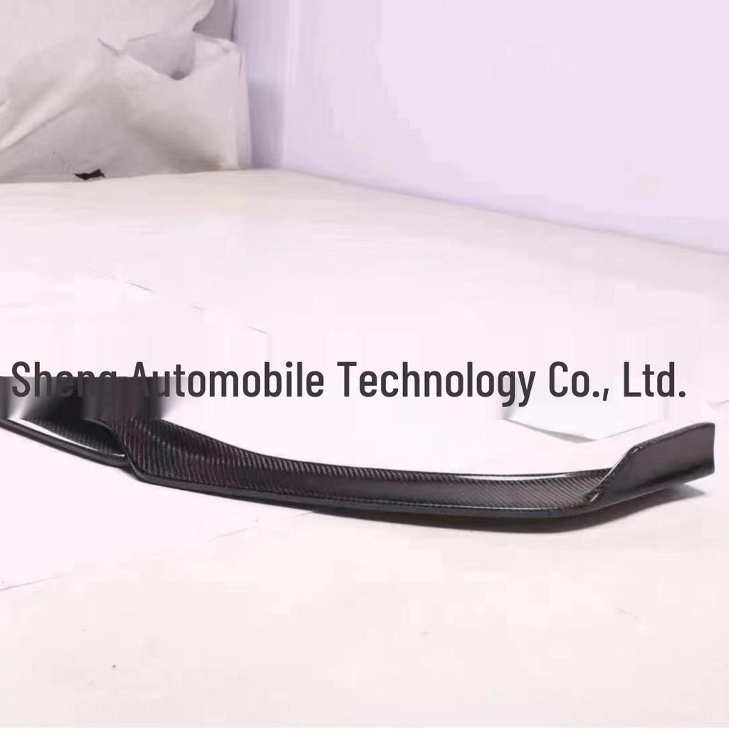 Compatible with 19-21 Mercedes-Benz C-Class W205 Facelift: C-Style Carbon Fiber Front Lip.