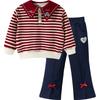 Disney Girls' Cartoon Warm Sweatshirt Set