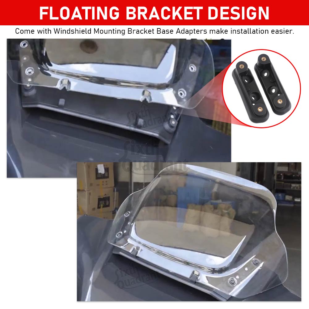 For Harley Street Glide FLHX/I models 2024 -later Motorcycle Accessory Windshield Wind Deflector Cowling Windscreen Smoke 14"