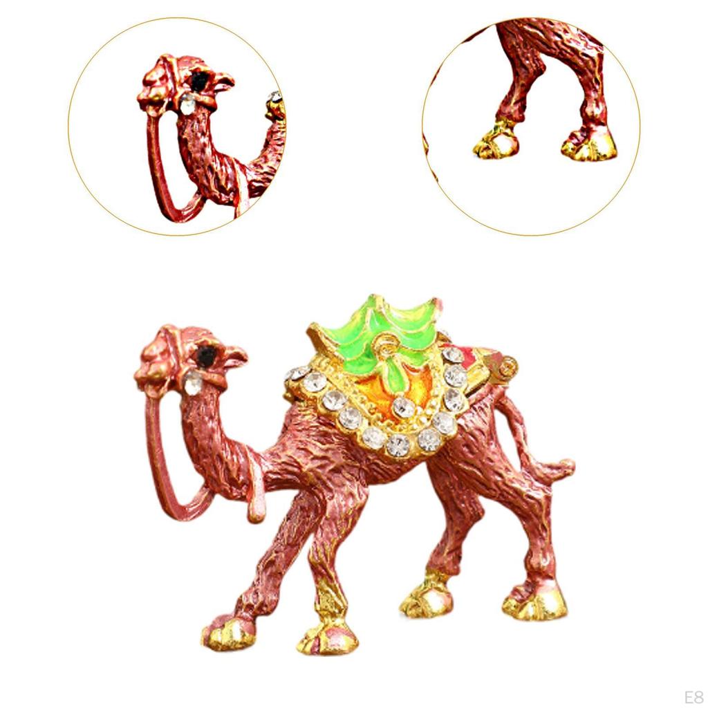 Camel Figurine Jewelry Box ,Trinket Box,Treasure Case, Organizer for Home Decor