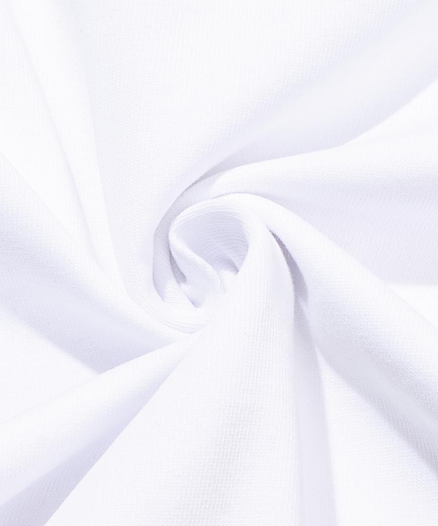 AGOD Back Incision Crop Half T-Shirt [White]