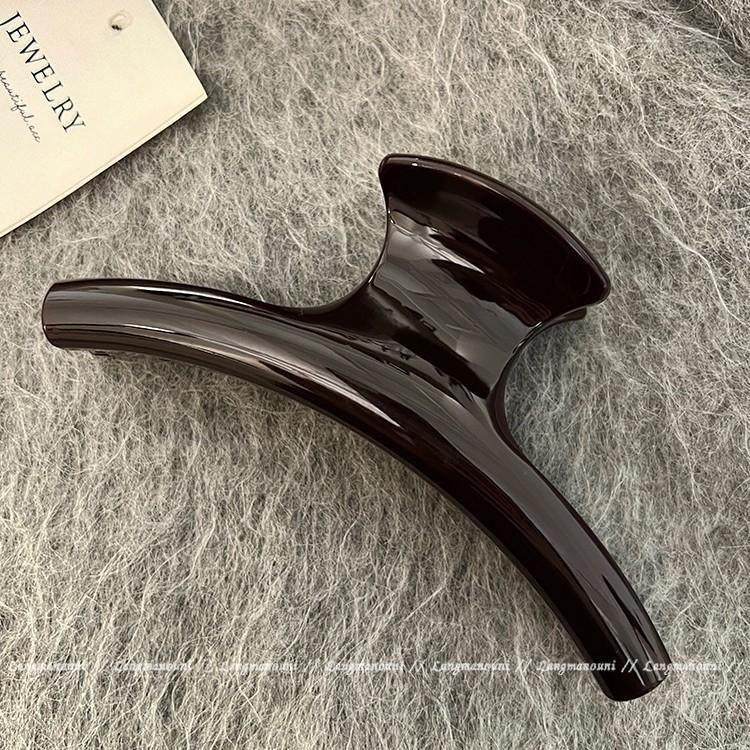 Oversized 15Cm Hair, Multi-Grip Clip, Women'S Simple Large High-Quality Hairpin, Shark Clip On The Back Of The Head