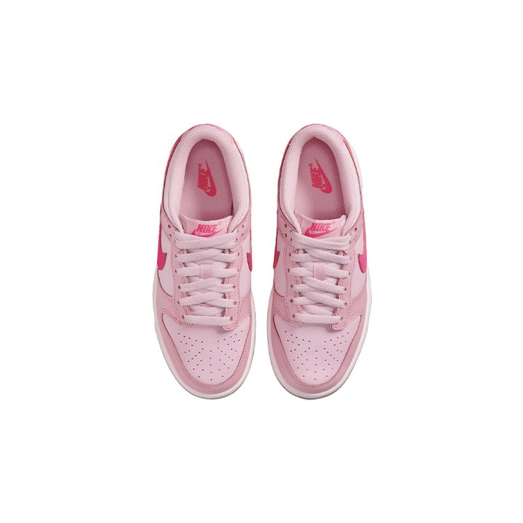 Nike Детские кроссовки Dunk Low GS Triple Pink Medium-Soft-Pink Hyper-Pink Pink-Foam DH9765-600