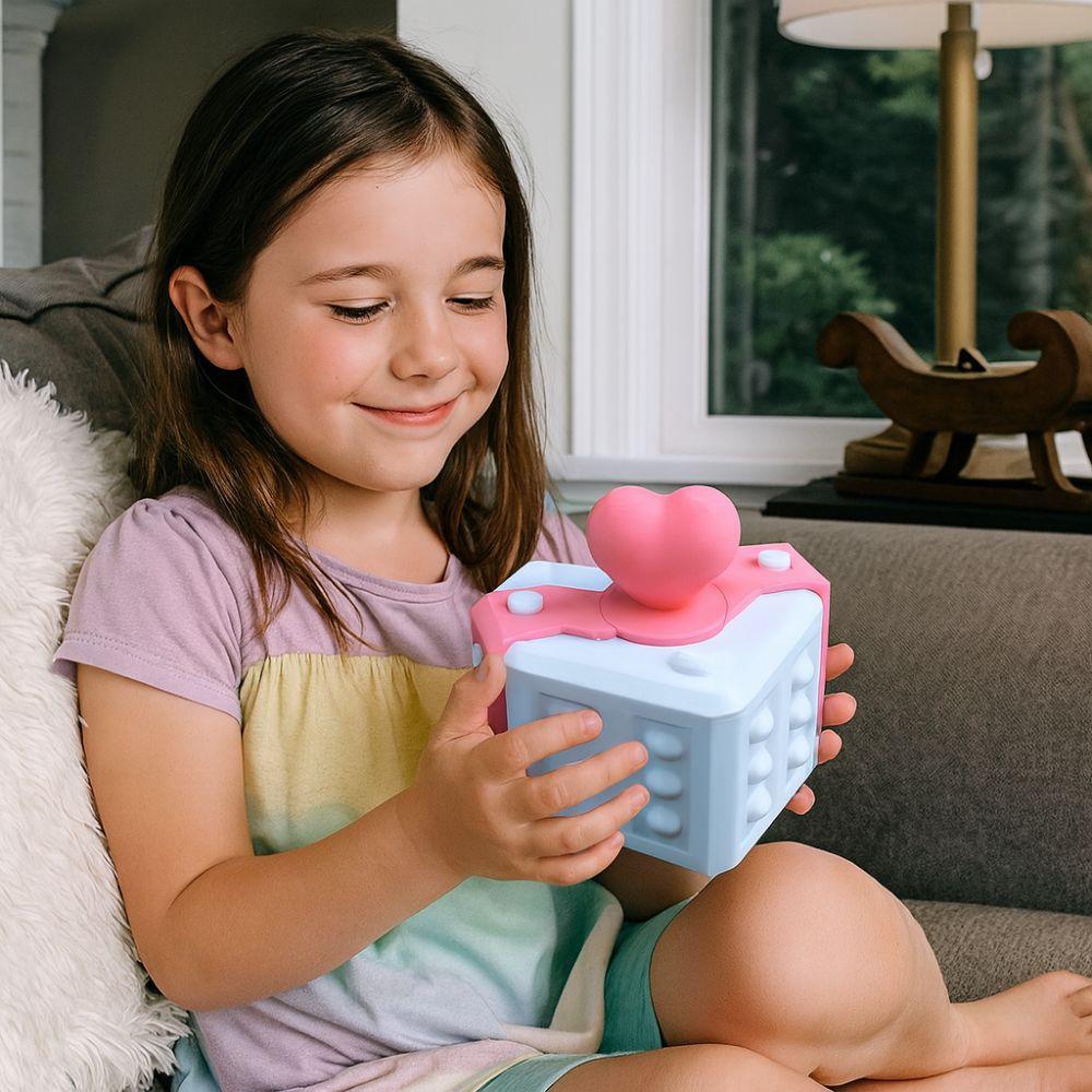 Creative 3D Printed Annoying Screw Gift Box Plastic Funny Heart Design Box Decorative Novelty Gift Storage Box Christmas Gift