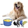 Big Volume Dog Drinking Container Foldable Dog Water Bowl Food Storage Bag Outdoor Hiking Travel Folding Pet Bowl 1100ML LS