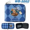 Harry Potter Wallet Short Zip Around PU Leather Coin Purse Card Holder for Students