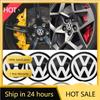 Новые 4 шт. 56 мм Наклейки на колеса автомобиля Центральный колпачок ступицы Значок эмблемы автомобиля Наклейка Для Volkswagen GTI R-Line R Polo T5 Golf Passat Scir
