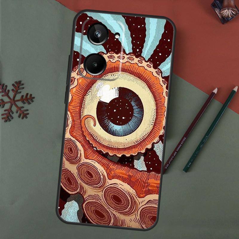 Чехол с руками и глазами для Realme 15 Pro GT7 GT6 C65 C67 C61 C53 C55 C51 C35 C63 C71 C75 11 12 13 14 Pro Plus