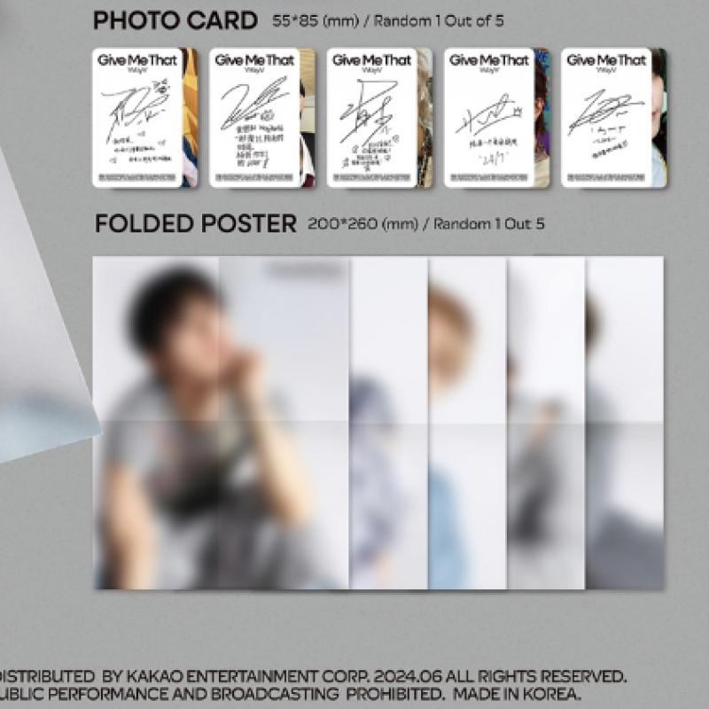 Wayv   Give Me That  5th Mini Album  Digipack Ver. 