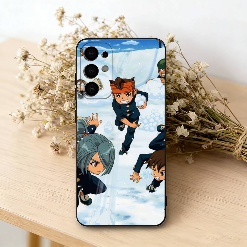 Чехол для телефона Inazumas Anime E-Eleven для Samsung S25, S24, S21, S22, S23, S30, Ultra, S20, Plus, Fe, Lite, Note, 10, Черный чехол