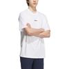 adidas Футболки Мужские Белые С Круглым Вырезом Умеренный Прямой Крой JC7904