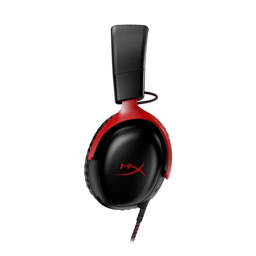 Проводная игровая гарнитура HyperX Cloud III с микрофоном, красная