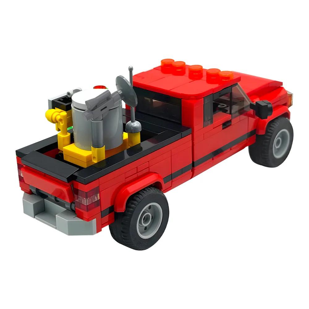 MOC-194366 Боб и Плетение Баран из Twister Строительные Блоки Модель Фильм Торнадо Красный Пикап Машина Кирпичи Сборка Игрушки Детские DIY Подарки