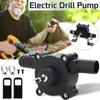 Mini Water Pump Oil Pumps Portable Electric Drill Pump Diesel Oil Fluid Water Pump Mini Hand Self-priming Liquid Transfer Pumps Home Garden Outdoors