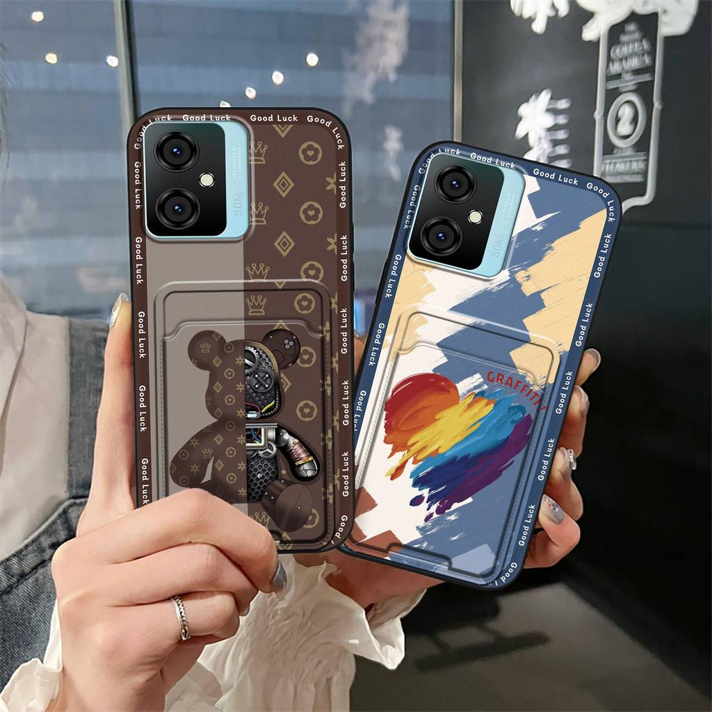 Soft Case Graffiti Phone Case For Blackview Oscal C70 Waterproof Dirt-resistant Card Sleeve Full Wrap Anti-knock TPU