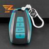Чехол-брелок из ТПУ и кожи для Geely Coolray - Atlas Boyue Nl3 Emgrand X7 Ex7 Suv Gt Gc9 Borui Чехол-крышка для брелока автомобильного ключа