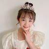 Детский головной убор в виде короны для маленькой принцессы, повязка на голову на день рождения для девочек, аксессуары для волос с кристаллами, подарок на день рождения
