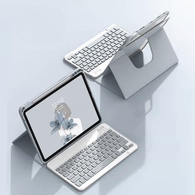 Чехол с клавиатурой для iPad 11-го 11" A16 Air11 M3 Pro11 Air 6 5 4 10.9" 10-го 10.9 10.2 Магнитный чехол с вращением на 360°