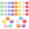 50pcs Colorful Transparent Twisting Balls Fillable Plastic Fillable Balls Balls for Party Decor Vending Machine Capsules