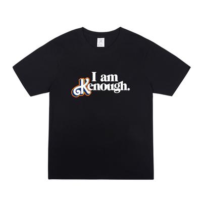 Американская Барби Я Кен достаточно Кен Райан Гослинг Гослинг Принт Графическая футболка Мужская и женская футболка с коротким рукавом Мужская одежда