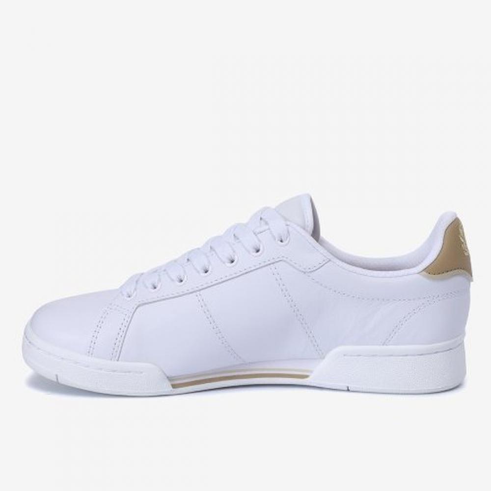 Fred Perry Мужские Белые Кожаные Кроссовки Sfpm2416311 U67