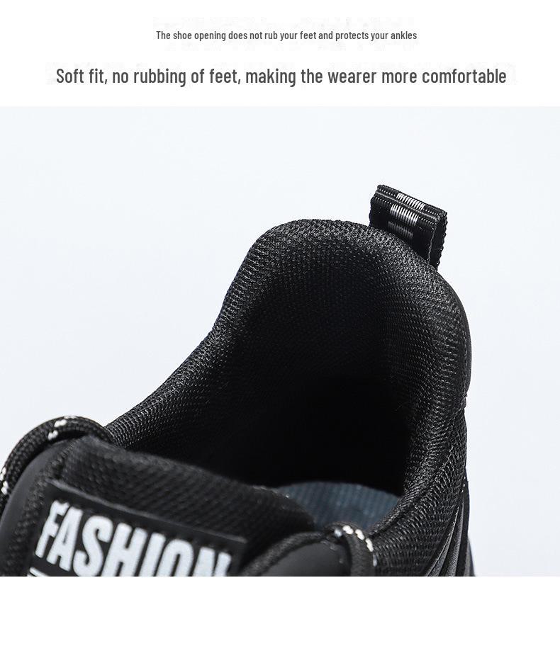 Весна 2025 г. Мужская повседневная обувь для работы на открытом воздухе и походов — большие размеры, универсальные туфли Daddy в британском стиле