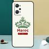 Флаг Марокко Герб Для Realme 11 10 12 13 14 Pro Plus GT 7 6 5 Pro GT 6T C67 C61 C53 C51 C21Y C25S C75 C55 Чехол