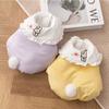 Pet Clothes Cute Rabbit Lapel Thickened Autumn and Winter Dog Clothes Cotton Coat