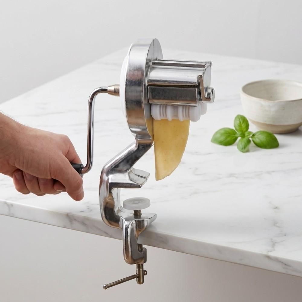 Aluminum Alloy Hand Cranking Noodle Press Portable Pasta Maker Home Kitchen Restaurant