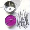 5-20Pcs 4.3 Inch Candle Wick Holders Clip Wick Fixer Stainless Steel Holders For Candle Making Metal Wick Centering Device Tools