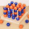 Образовательная 3D игра-головоломка "Четыре в ряд" Классическая семейная настольная игра Подарки для детей