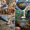 Lightweight Camping Cookware Set Stackable Outdoor Cooking Equipment Portable Cookware Kit  Camping