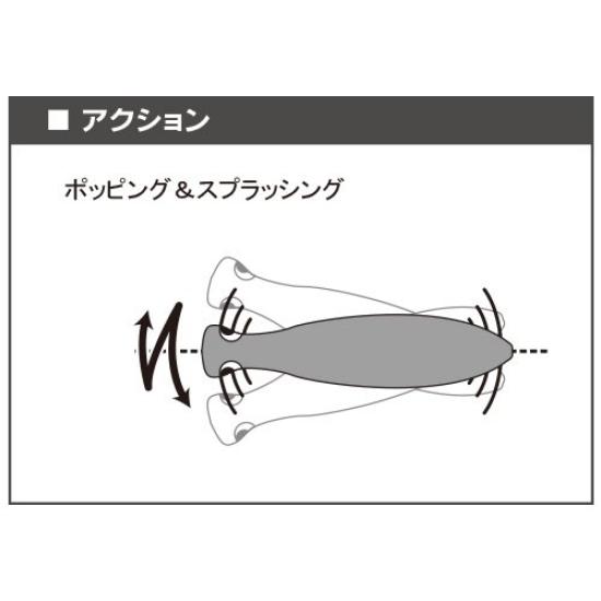 Приманка Поппер Bull Pop 150мм CDR 70г YO-ZURI Вес R1154-CDR-Dorado