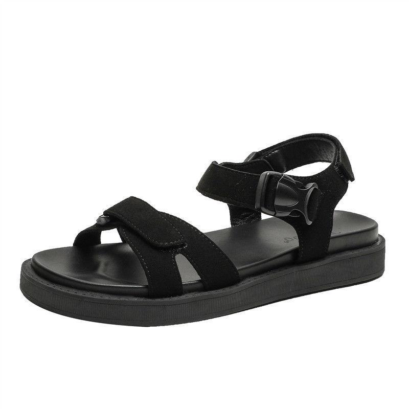 Белые спортивные сандалии, женские летние уличные пляжные легкие дышащие женские сандалии с открытым носком, повседневные черные черные сандалии на плоской подошве