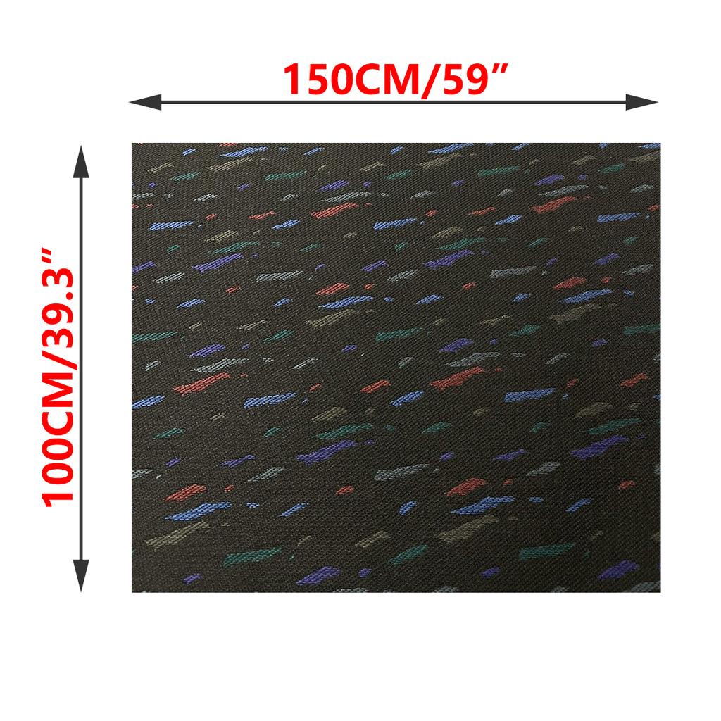 1M/2M/3M/4M Le Mans Confetti Fabric Racing Car Bucket Seat Cover JDM Style Headliner Door Panel Cloth
