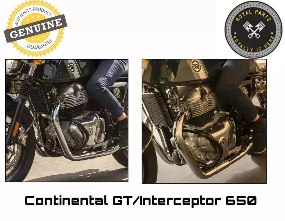 Подходит для Royal Enfield Interceptor 650 и Continental GT Компактная защита двигателя