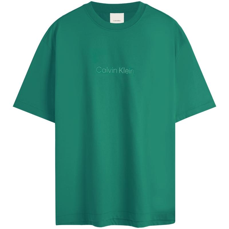 Calvin Klein Футболка мужская темно-бежевая 40HM228