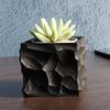 1 Piece Obsidian Pen Holder, Office And Home Desktop Storage Box, Multifunctional Desktop Organizer.