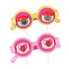 Crazy Eyes Googly Glasses Toy Winking Glasses with Pull-String Blinking Action Fun Novelty Prop for Kids Party Stage Performance