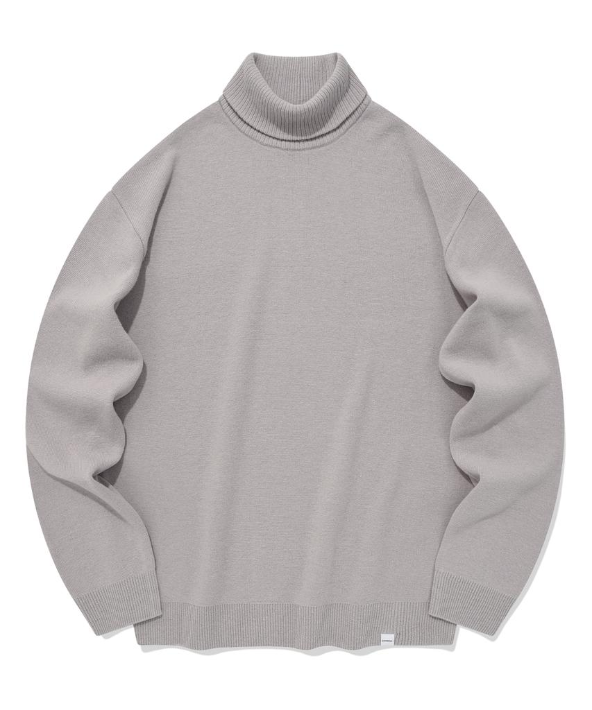 COVERNAT Lambswool Turtleneck Knit Lavender