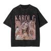 KKarol G 2025 New Song  TShirt for Men  Fun 100 Cotton Tees Round Collar Short Sleeve T Shirts Graphic Printed Clothing