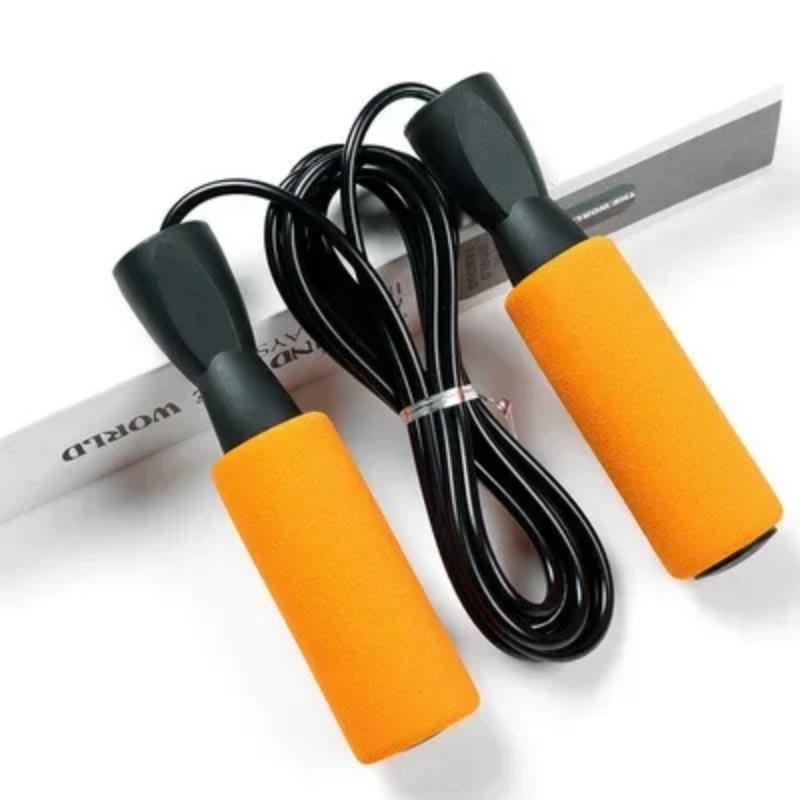 Single Piece Student Fitness Jump Rope Plastic Training Skipping Rope Bearing Handle PVC Rope Lose Weight Fitness Equipment