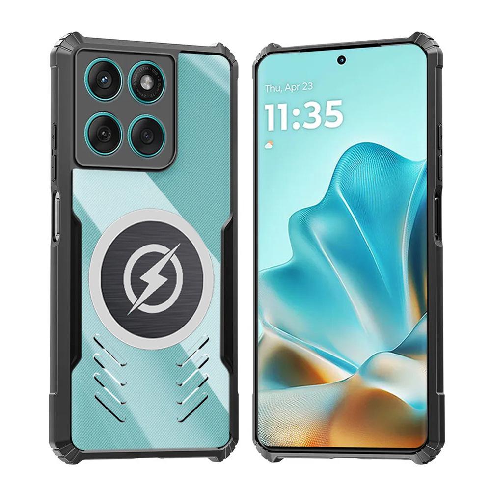 Магнитный чехол для мобильного телефона Motorola MOTO Edge 70 60 50 PRO, акриловый защитный чехол