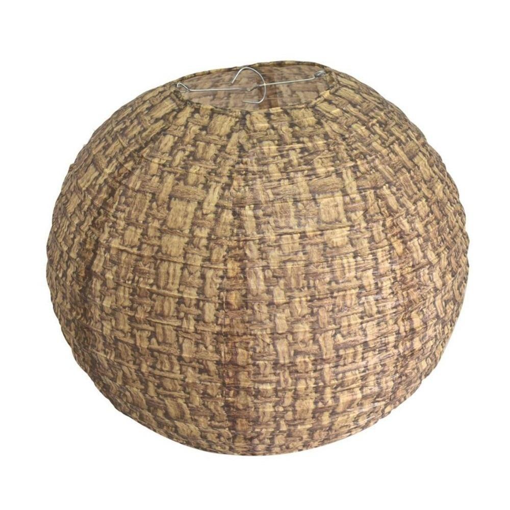 3PCS Linen Material Burlap Paper Lanterns Decorative Paper Lantern Children's Birthdays