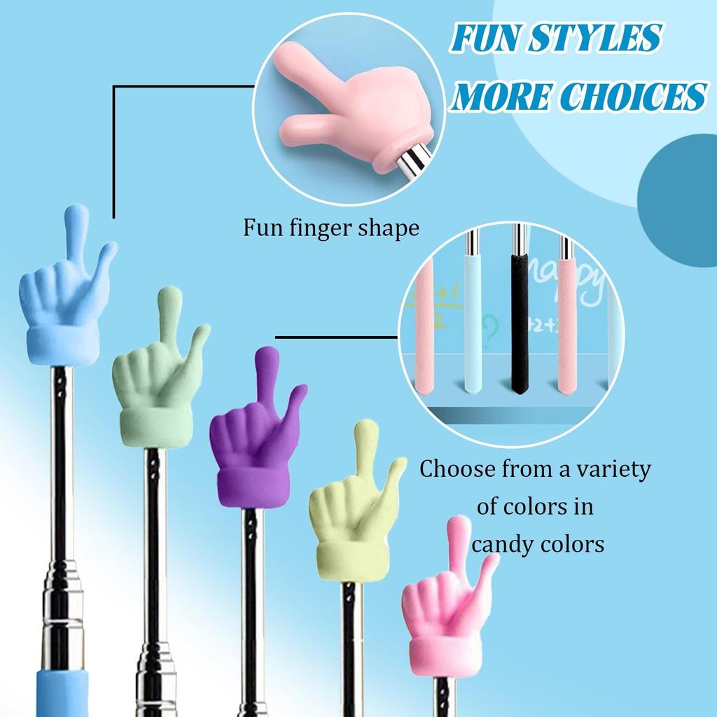 Выдвижные указки для учителей, демонстрационные палочки для классов, пальчиковые дубинки, игрушки для раннего развития, творческие учебные принадлежности и игровые игрушки(1шт)