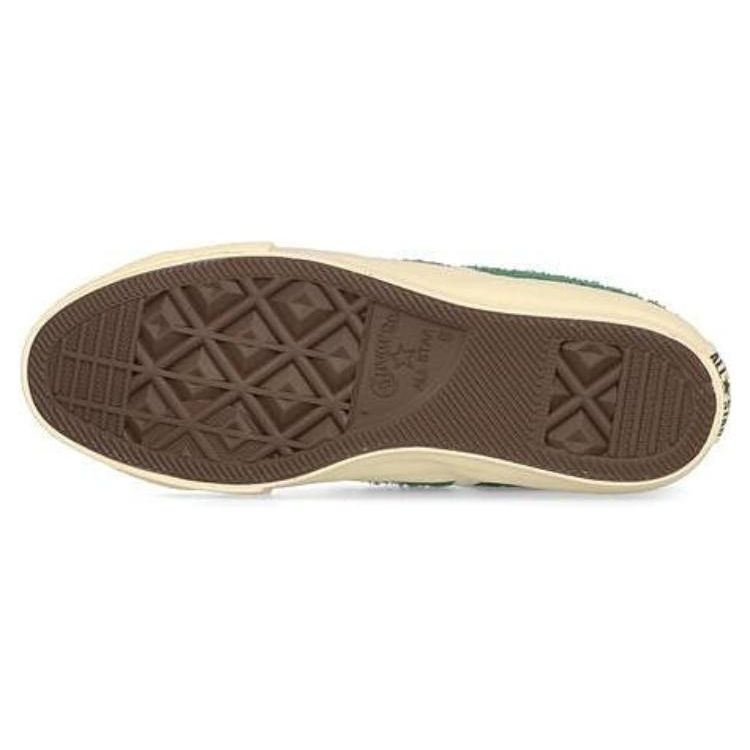 Converse Chuck Taylor All Star Bars Us Нескользящие Амортизирующие Низкие Кеды для Скейтборда Унисекс Зеленый 1SC982