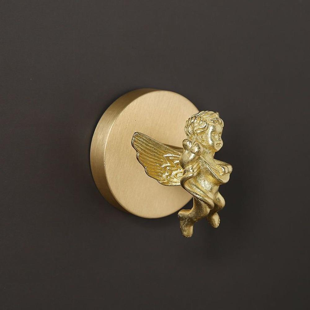 High-Quality Brass Brass Wall Hooks Durable Construction Wall Mounted Hangers Home Decoration