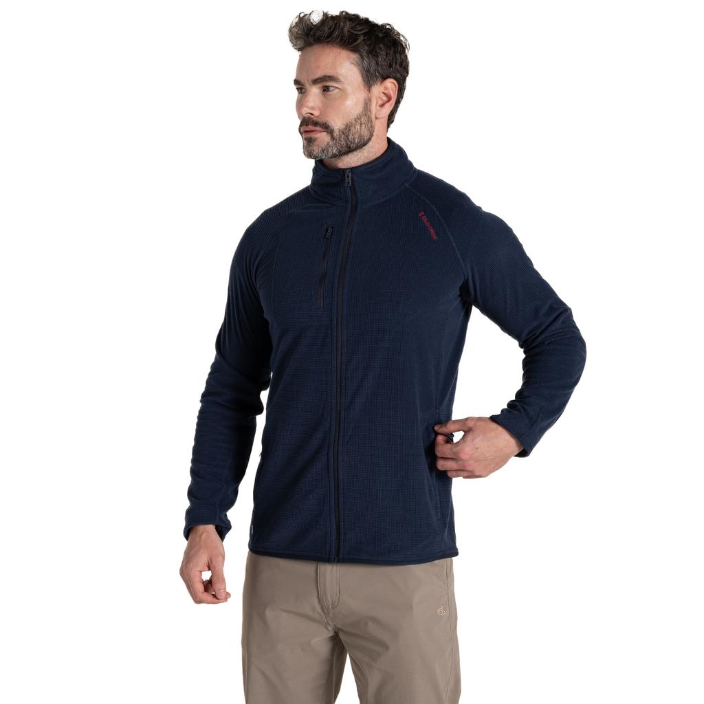 Craghoppers Mens Bromsgrove Nosilife Full Zip Golf Fleece Jacket