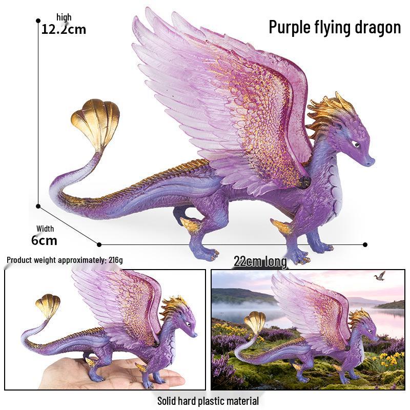 European Pegasus & Unicorn Figurine - Mythical Magic Creature Model
